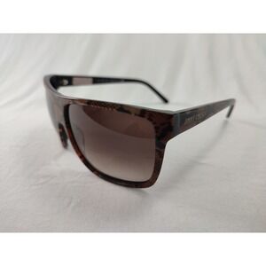 Jimmy Choo Roxanne/S Sunglasses Brown Snakeskin Shield Wrap 135 0N0H‎ JD Italy